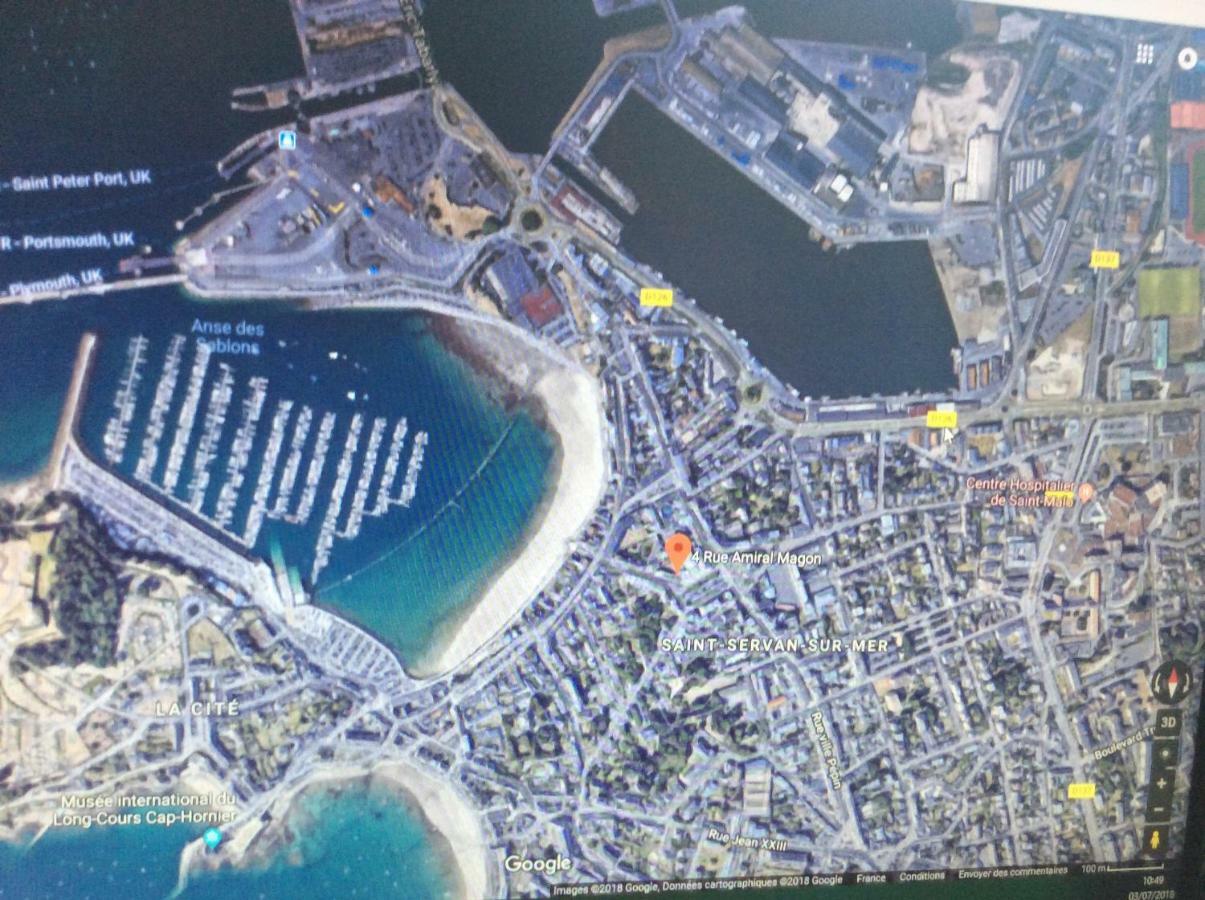 Le Sablon 50M Plage 2 Pers Possible 4 Saint-Malo Kültér fotó