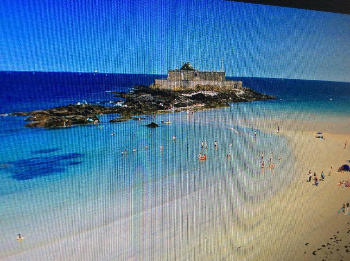 Le Sablon 50M Plage 2 Pers Possible 4 Saint-Malo Kültér fotó