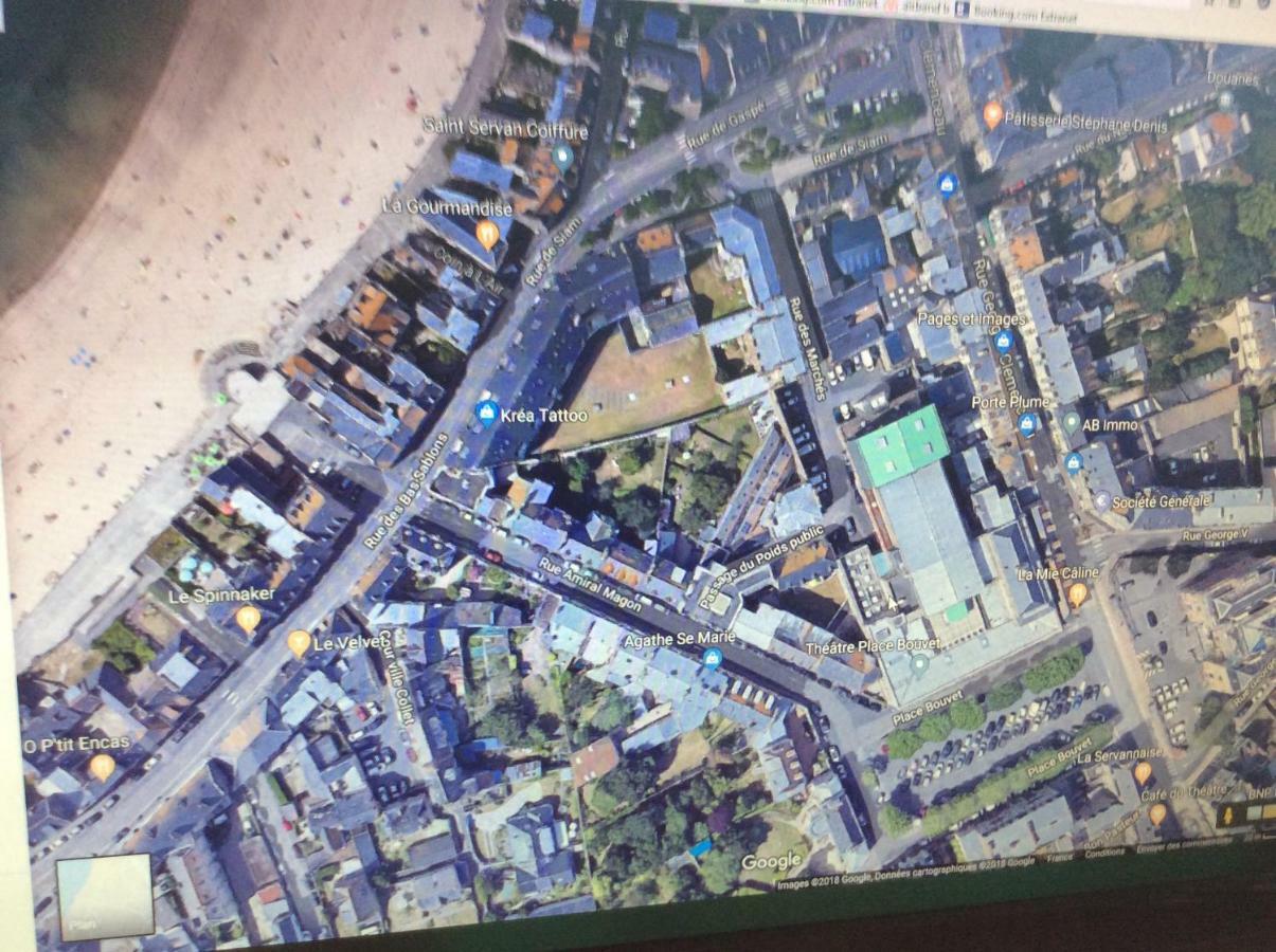 Le Sablon 50M Plage 2 Pers Possible 4 Saint-Malo Kültér fotó