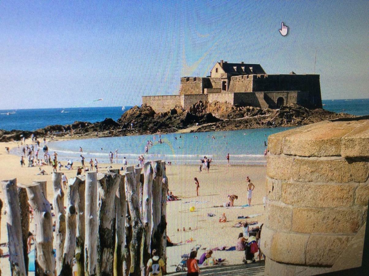 Le Sablon 50M Plage 2 Pers Possible 4 Saint-Malo Kültér fotó